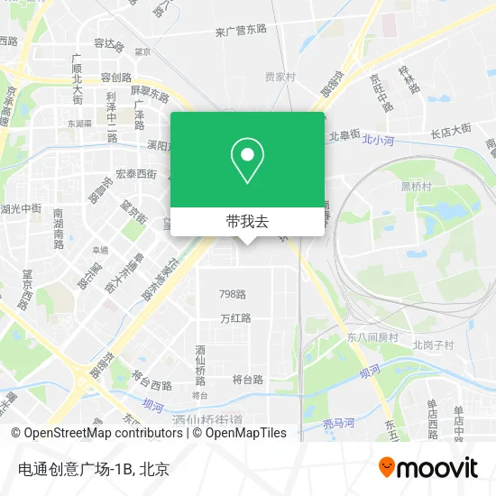 电通创意广场-1B地图