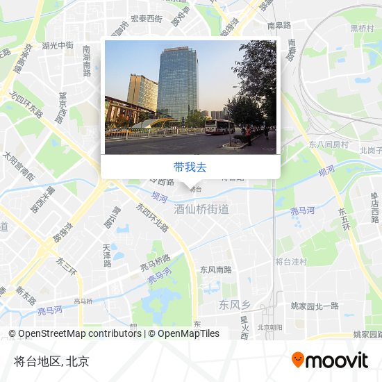 将台地区地图