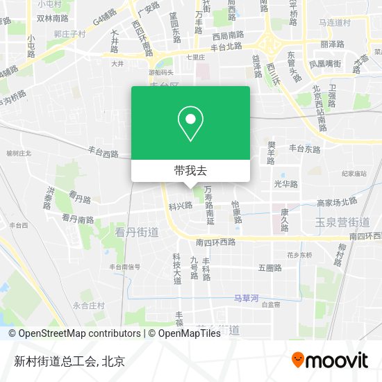 新村街道总工会地图