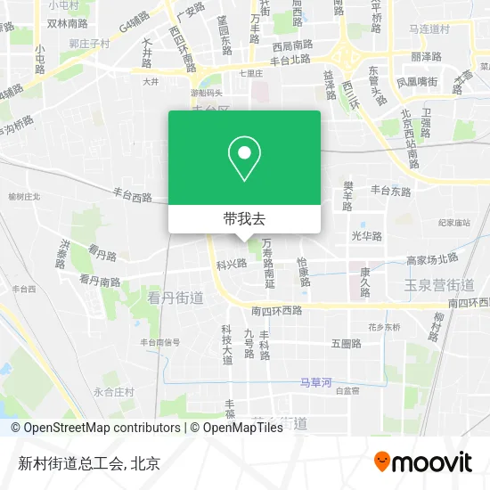 新村街道总工会地图