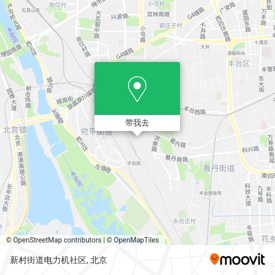 新村街道电力机社区地图