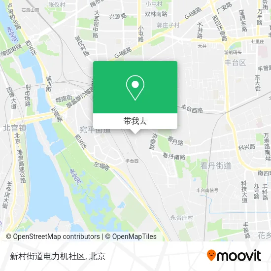 新村街道电力机社区地图