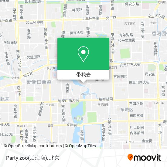 Party zoo(后海店)地图