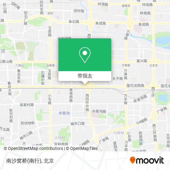 南沙窝桥(南行)地图
