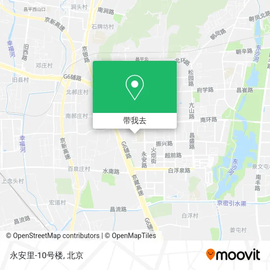 永安里-10号楼地图