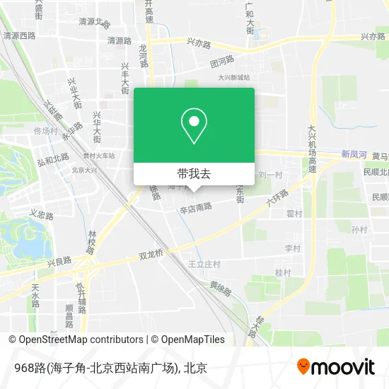 968路(海子角-北京西站南广场)地图