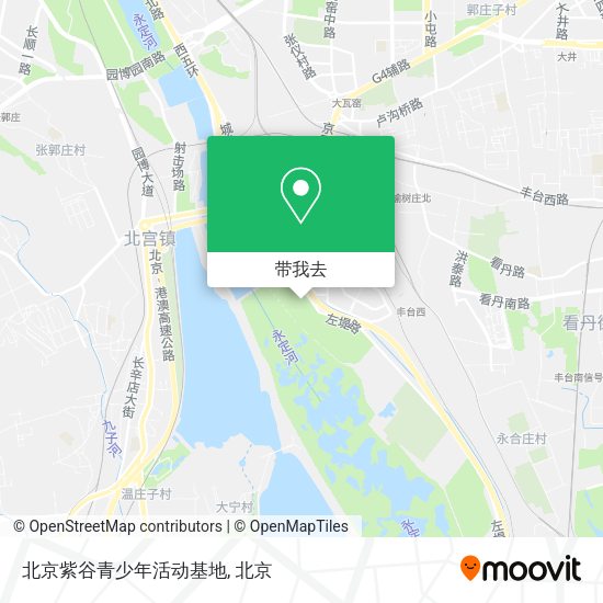 北京紫谷青少年活动基地地图