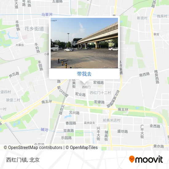 西红门镇地图