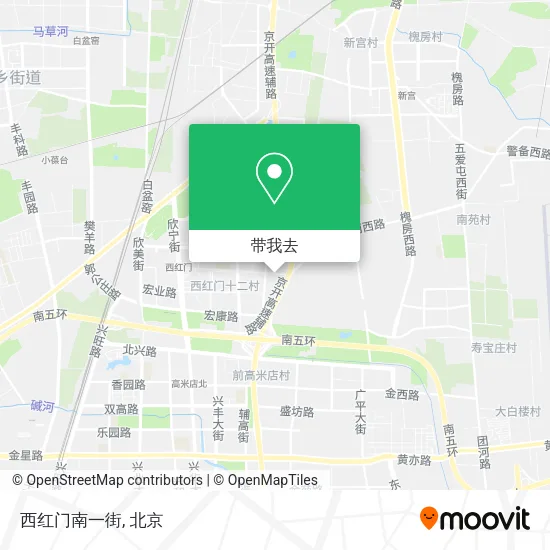 西红门南一街地图