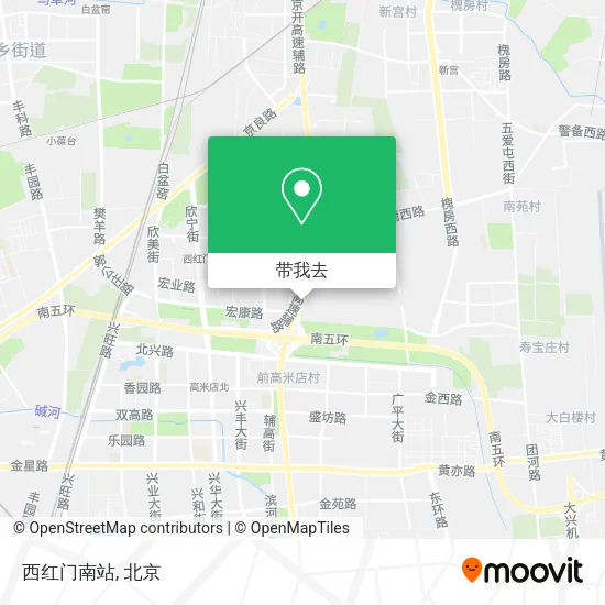 西红门南站地图