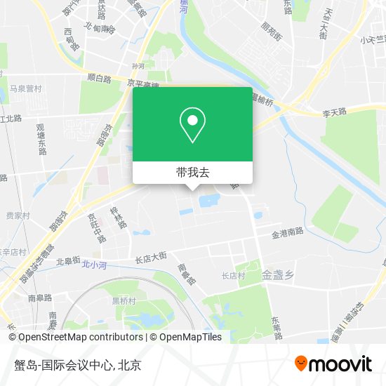 蟹岛-国际会议中心地图
