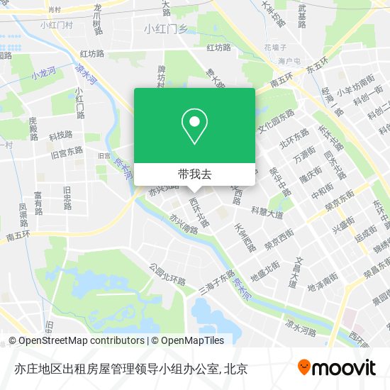 亦庄地区出租房屋管理领导小组办公室地图