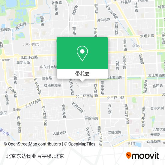 北京东达物业写字楼地图