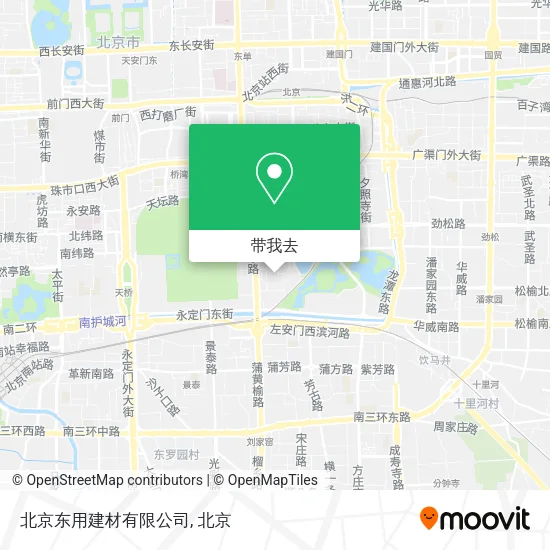北京东用建材有限公司地图
