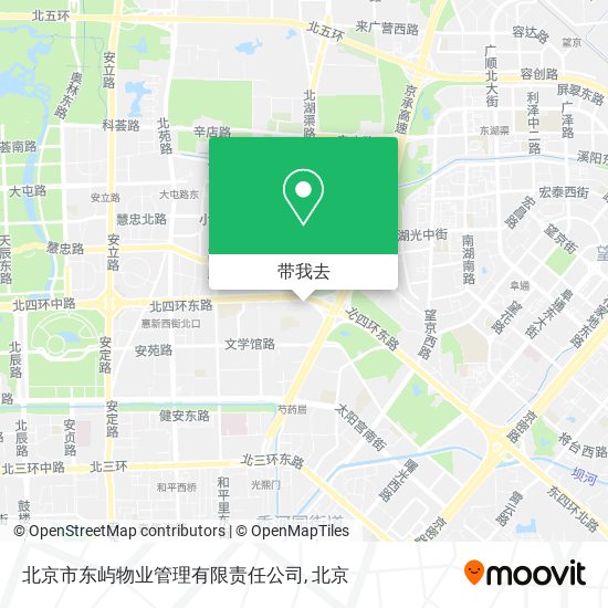 北京市东屿物业管理有限责任公司地图