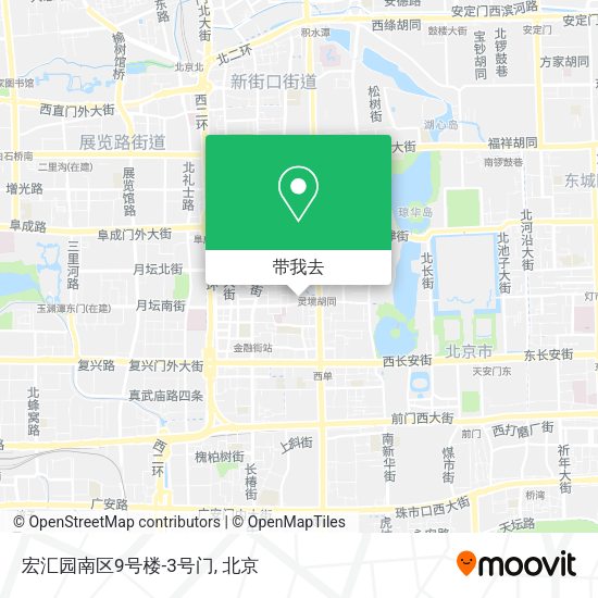 宏汇园南区9号楼-3号门地图