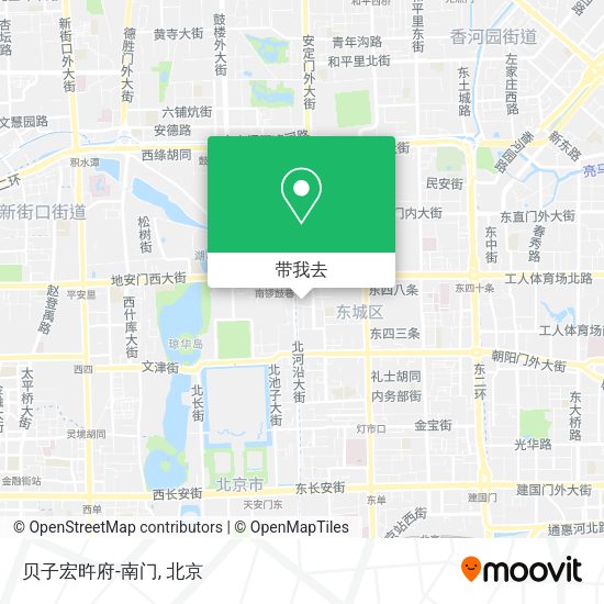 贝子宏旿府-南门地图