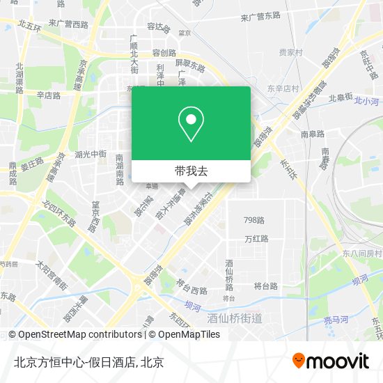 北京方恒中心-假日酒店地图