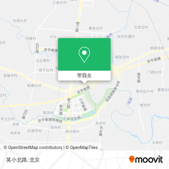 英小北路地图
