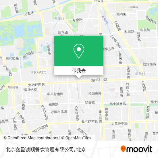 北京鑫盈诚顺餐饮管理有限公司地图