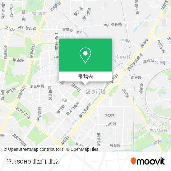 望京SOHO-北2门地图
