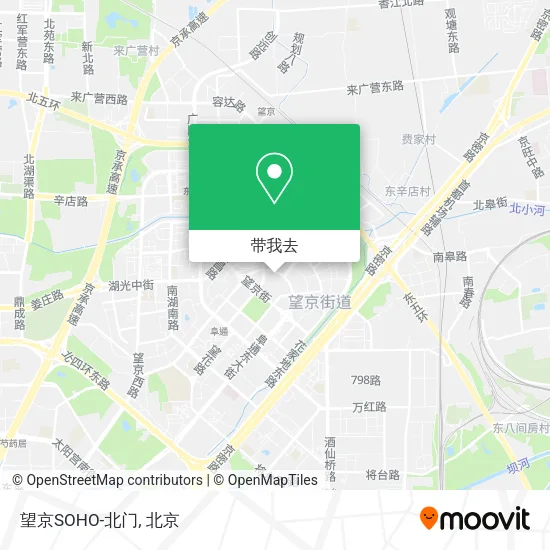 望京SOHO-北门地图