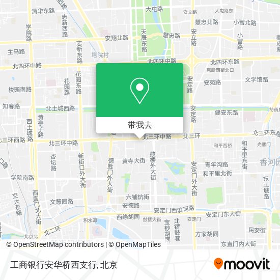 工商银行安华桥西支行地图