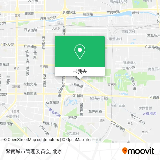 紫南城市管理委员会地图