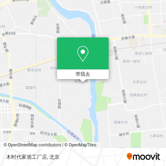 木时代家居工厂店地图