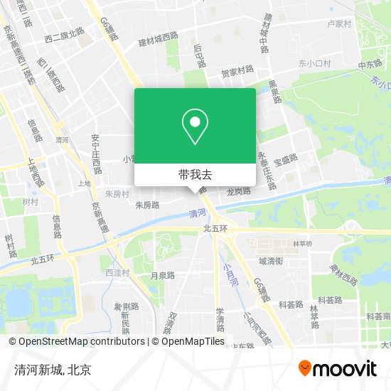 清河新城地图