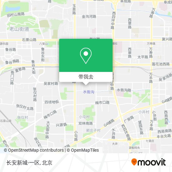 长安新城-一区地图