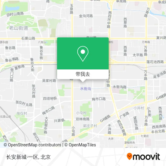 长安新城-一区地图