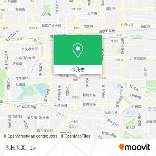 劲松大厦地图
