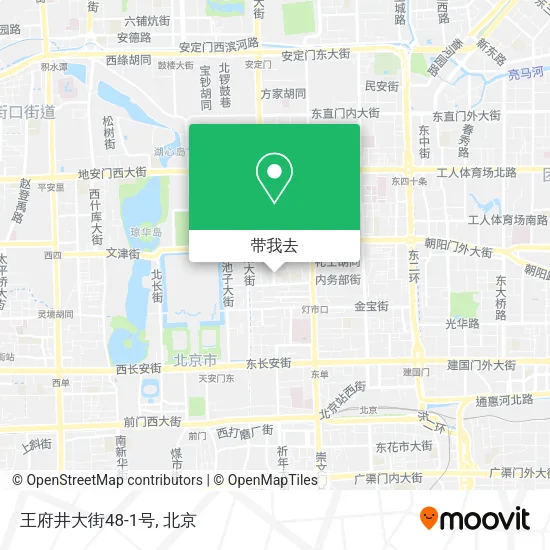 王府井大街48-1号地图
