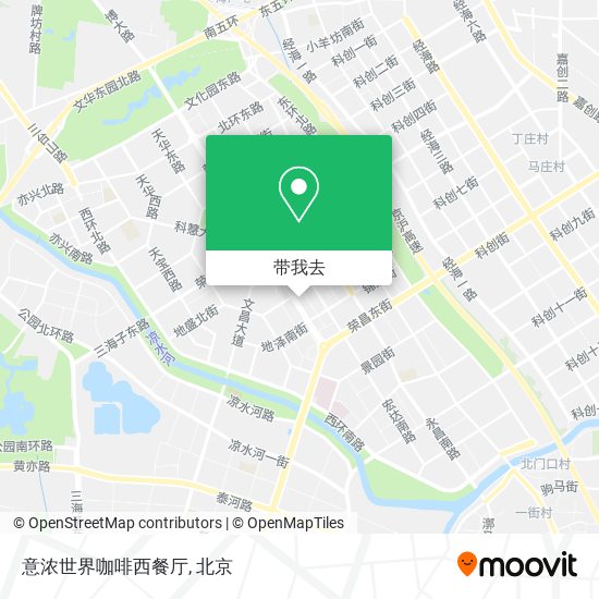 意浓世界咖啡西餐厅地图