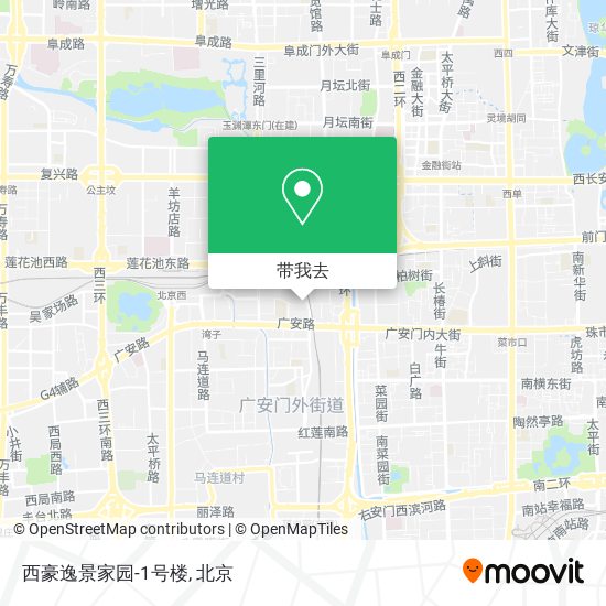西豪逸景家园-1号楼地图