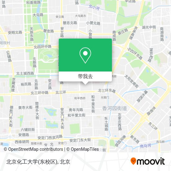 北京化工大学(东校区)地图