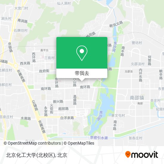 北京化工大学(北校区)地图