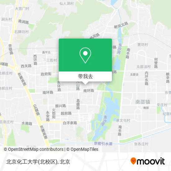 北京化工大学(北校区)地图