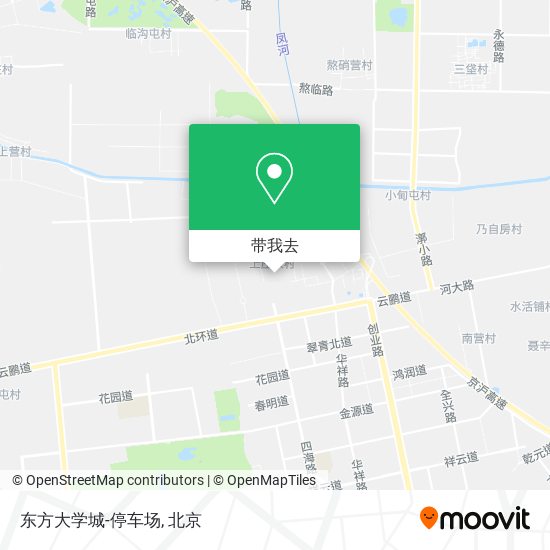 东方大学城-停车场地图