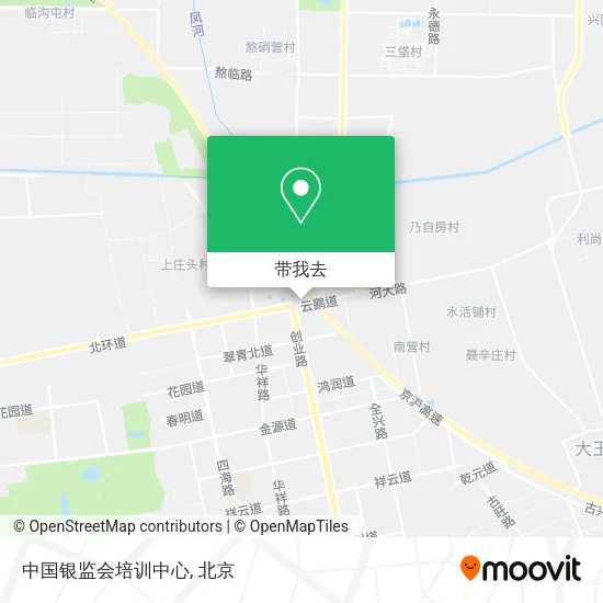 中国银监会培训中心地图