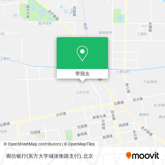 廊坊银行(东方大学城张衡路支行)地图