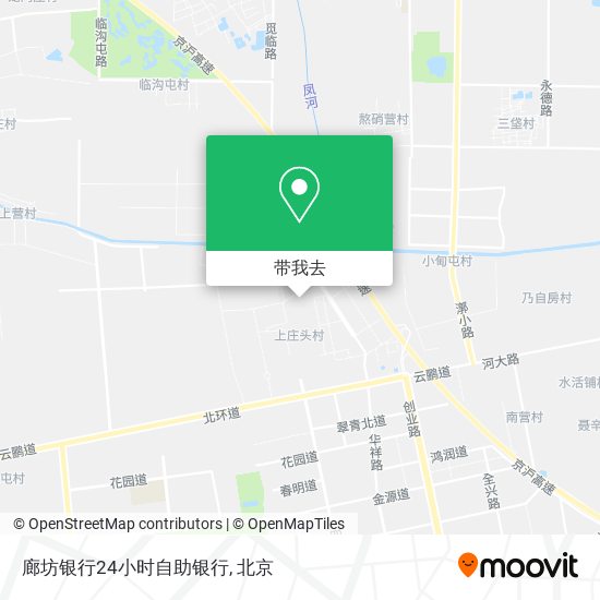 廊坊银行24小时自助银行地图