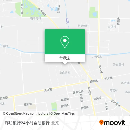 廊坊银行24小时自助银行地图