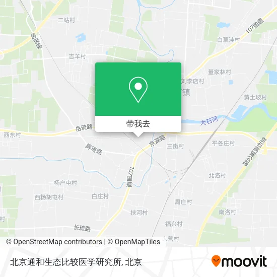 北京通和生态比较医学研究所地图