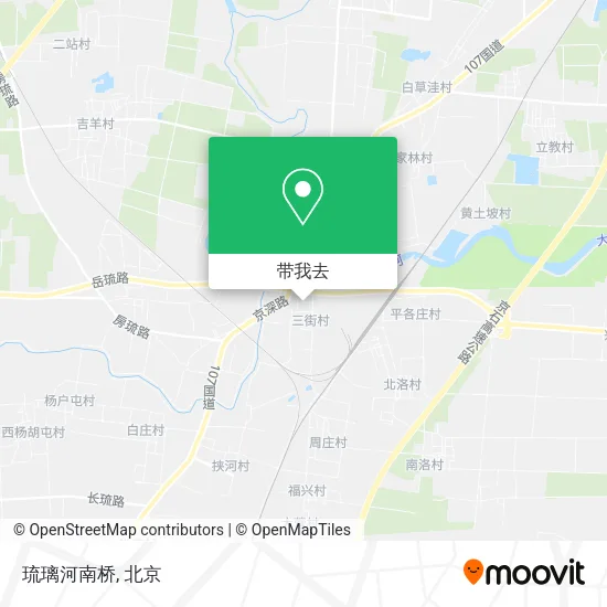琉璃河南桥地图