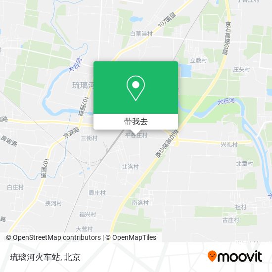 琉璃河火车站地图