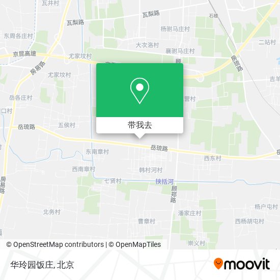 华玲园饭庄地图