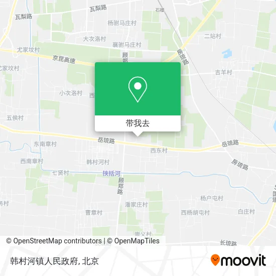 韩村河镇人民政府地图