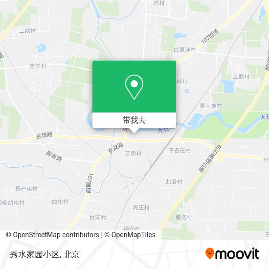 秀水家园小区地图